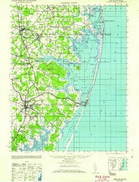 1961 Map of Ocean City, MD — High-Res | Pastmaps